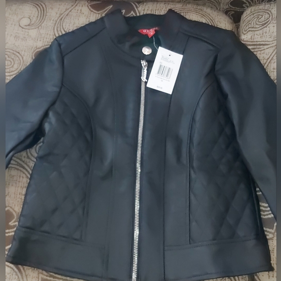 Guess Leather Jacket - Picture 1 of 12